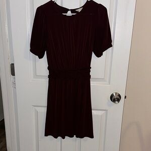 Cato Deep Burgundy Mini Dress